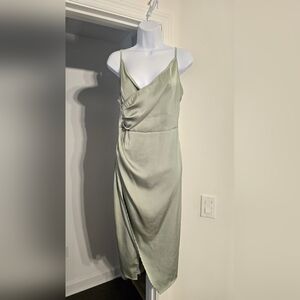 Light Green Asymmetrical Dress size medium
